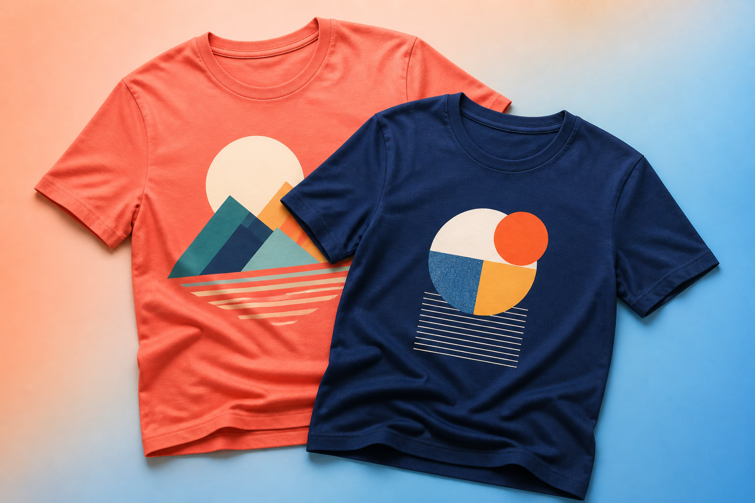 Ready-made printed tees